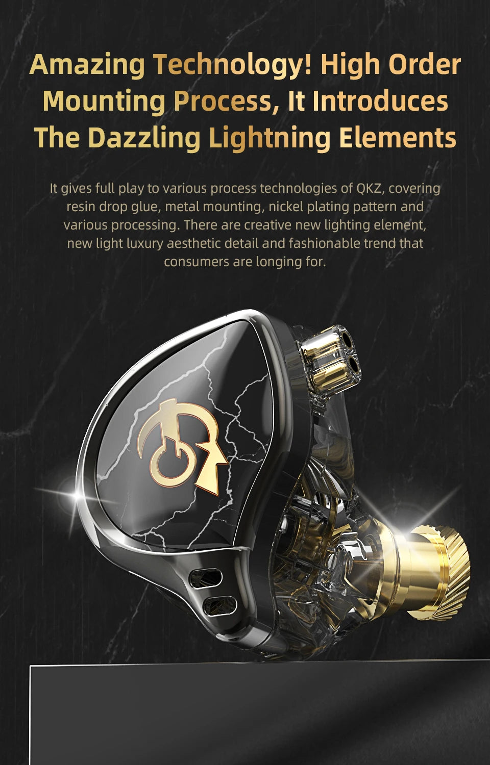 QKZ x HBB 10mm HiFi Earphones – Semi-Open Design