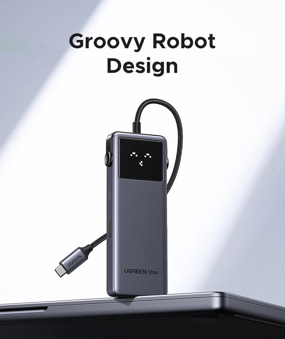 UGREEN Uno USB-C Hub – 6-in-1 Docking Station for MacBook & Laptop