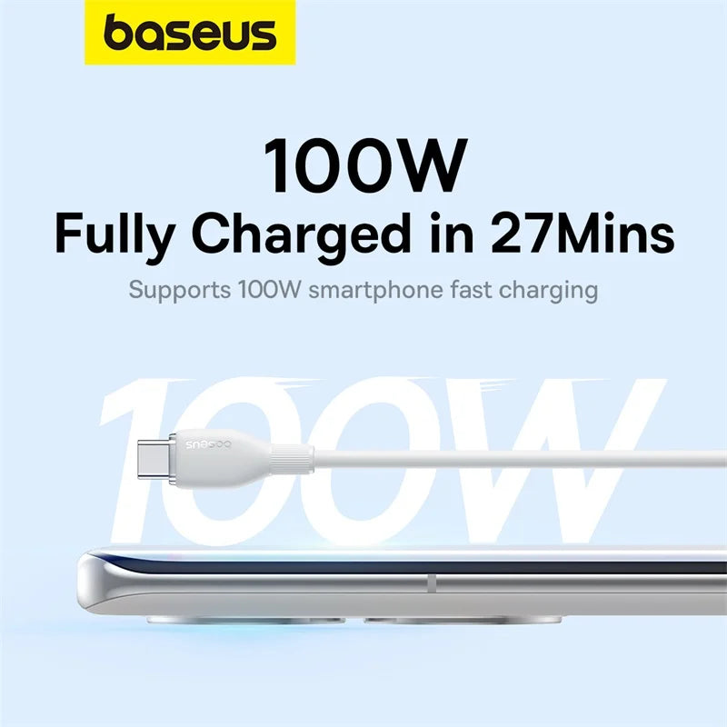 Baseus USB-C Fast Charging Cable – Data Cord for Smartphones