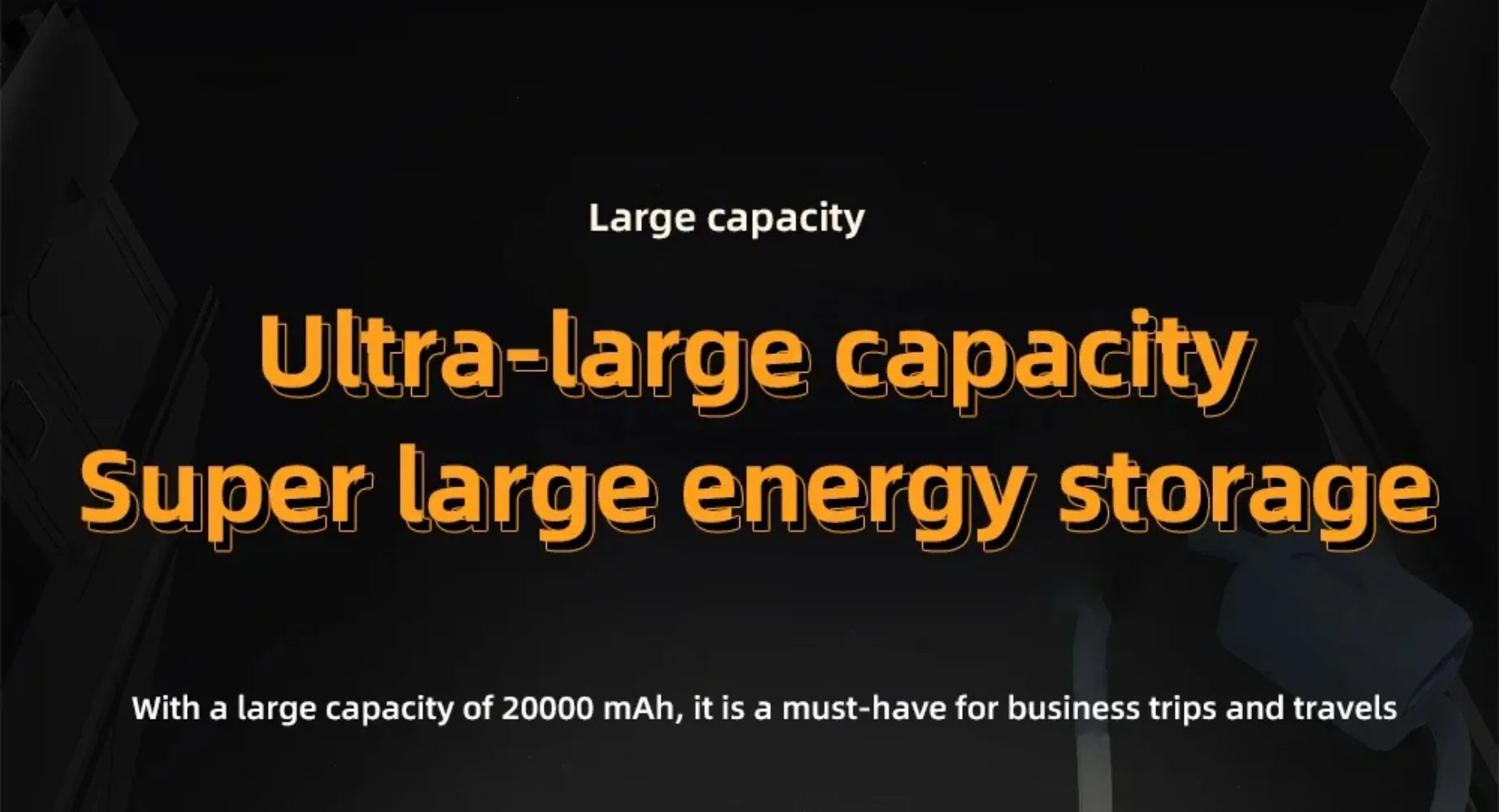 2025 High-Capacity 20000mAh Power Bank – Fast Charge for Smartphones
