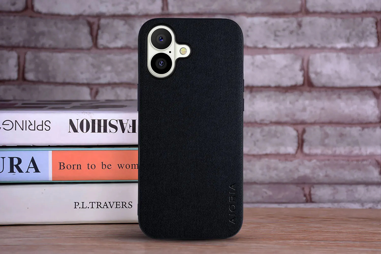 Luxury Textile PU Leather Case for iPhone 17 Series – Slim Shockproof Cover