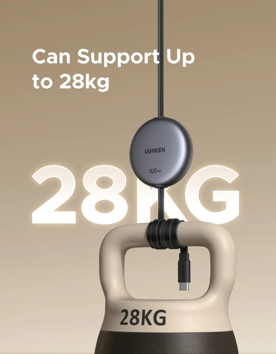 UGREEN USB-C PD Cable – Retractable Fast Charging for iPhone