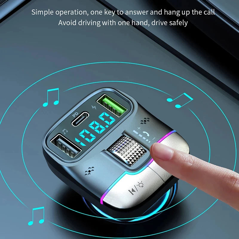 Xiaomi FM Transmitter Bluetooth 5.4 – Car AUX Player
