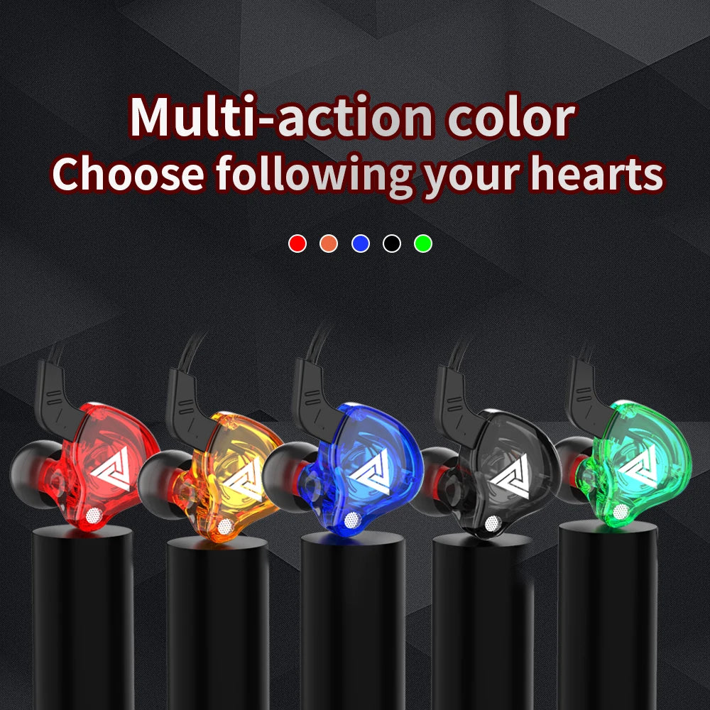 Original QKZ AK6 Earbuds – Stereo Sports Headphones