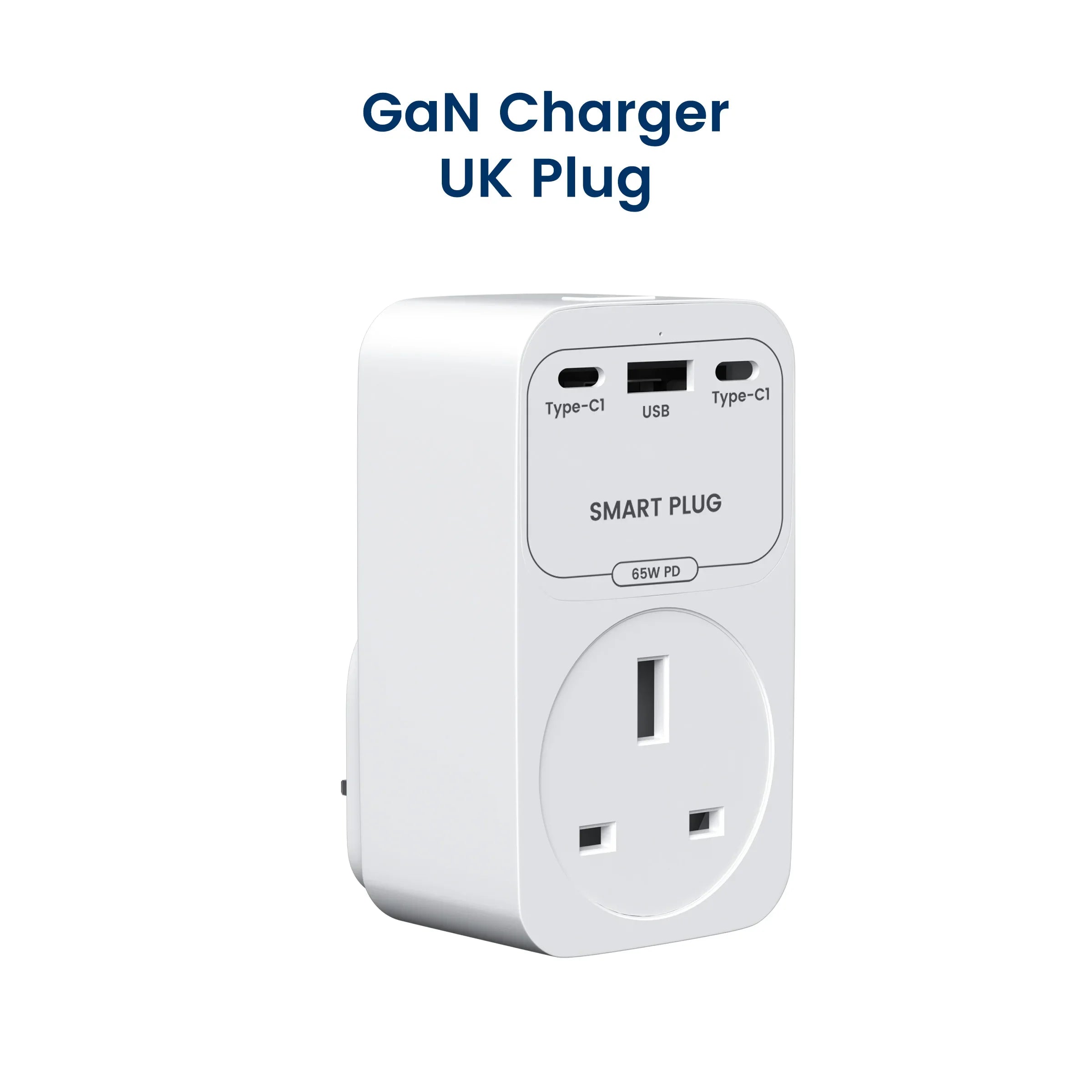 GIRIER Smart WiFi Plug + 65W Fast Charger – EU/US/UK/FR