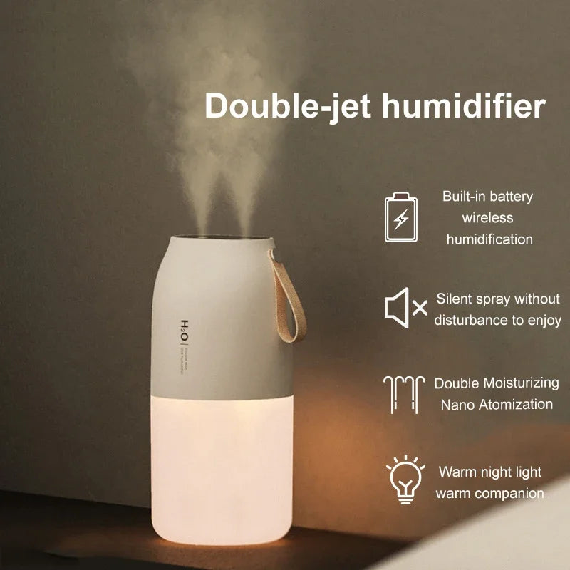 Xiaomi Youpin Mini Air Humidifier – 300 - 400ml Double Mist USB Design