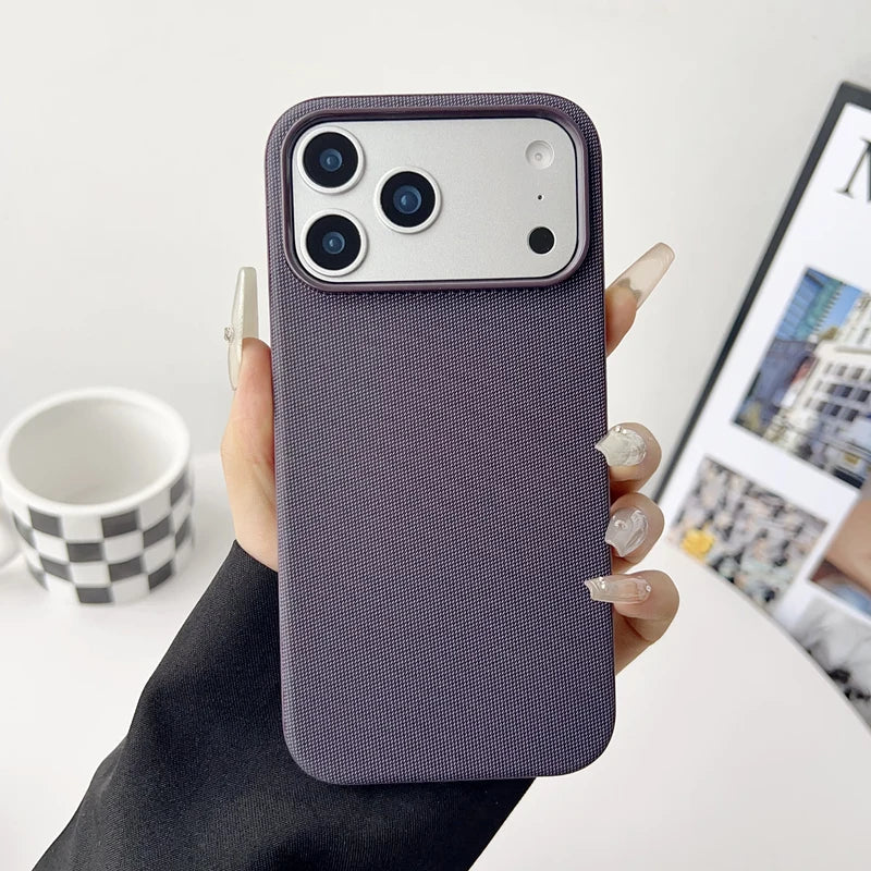 Frosted Magnetic Shockproof iPhone Case – Matte Cover