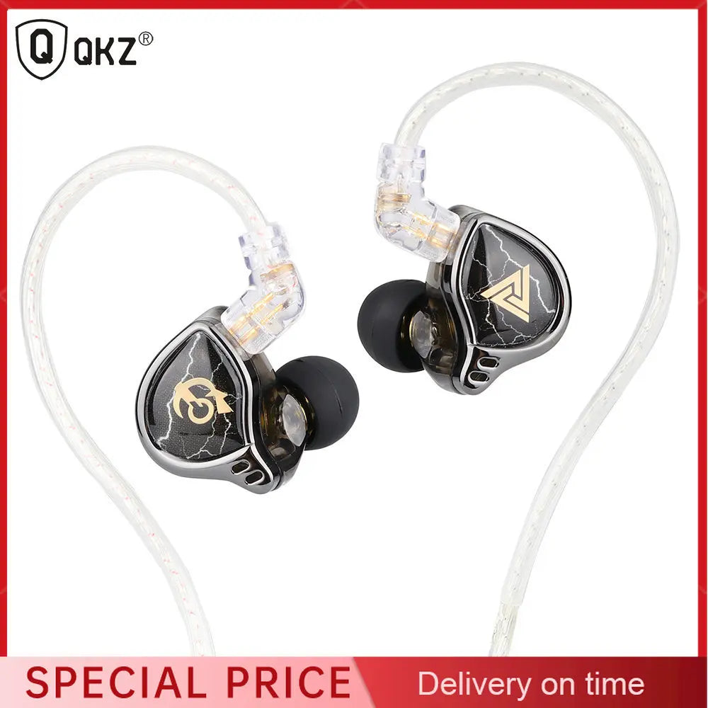 QKZ x HBB 10mm HiFi Earphones – Semi-Open Design