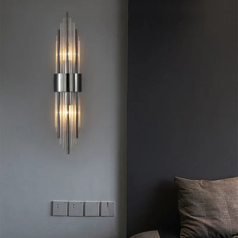 Luxury LED Gold Wall Sconce – Indoor Designer Lighting