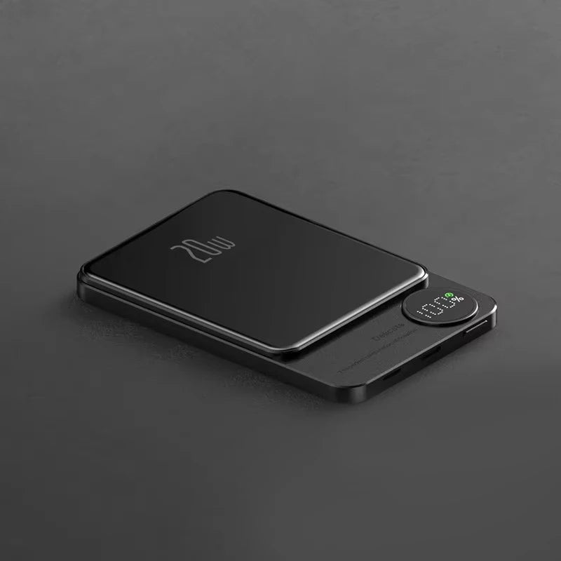 Alloy 10000mAh Power Bank – Wireless & Magnetic