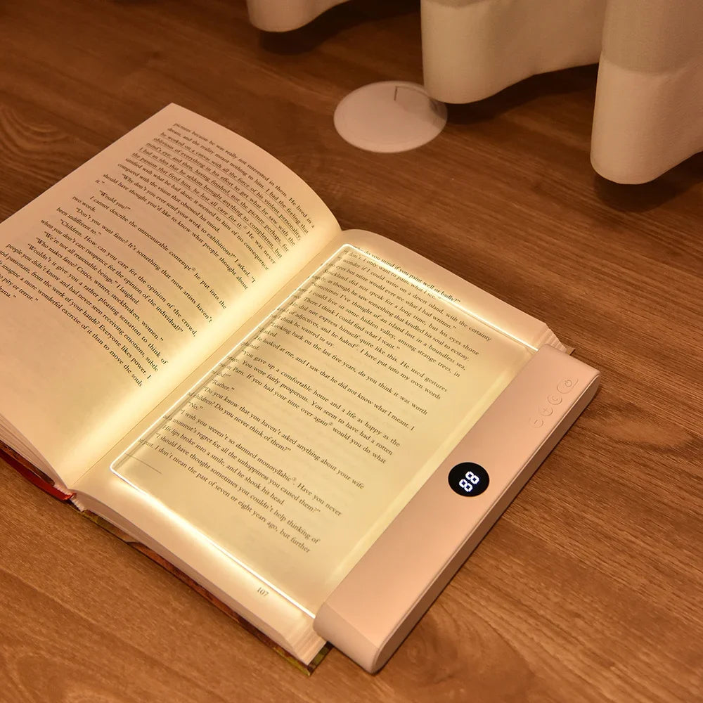 2-in-1 LED Night & Reading Light – Dimmable, USB Rechargeable with Timer
