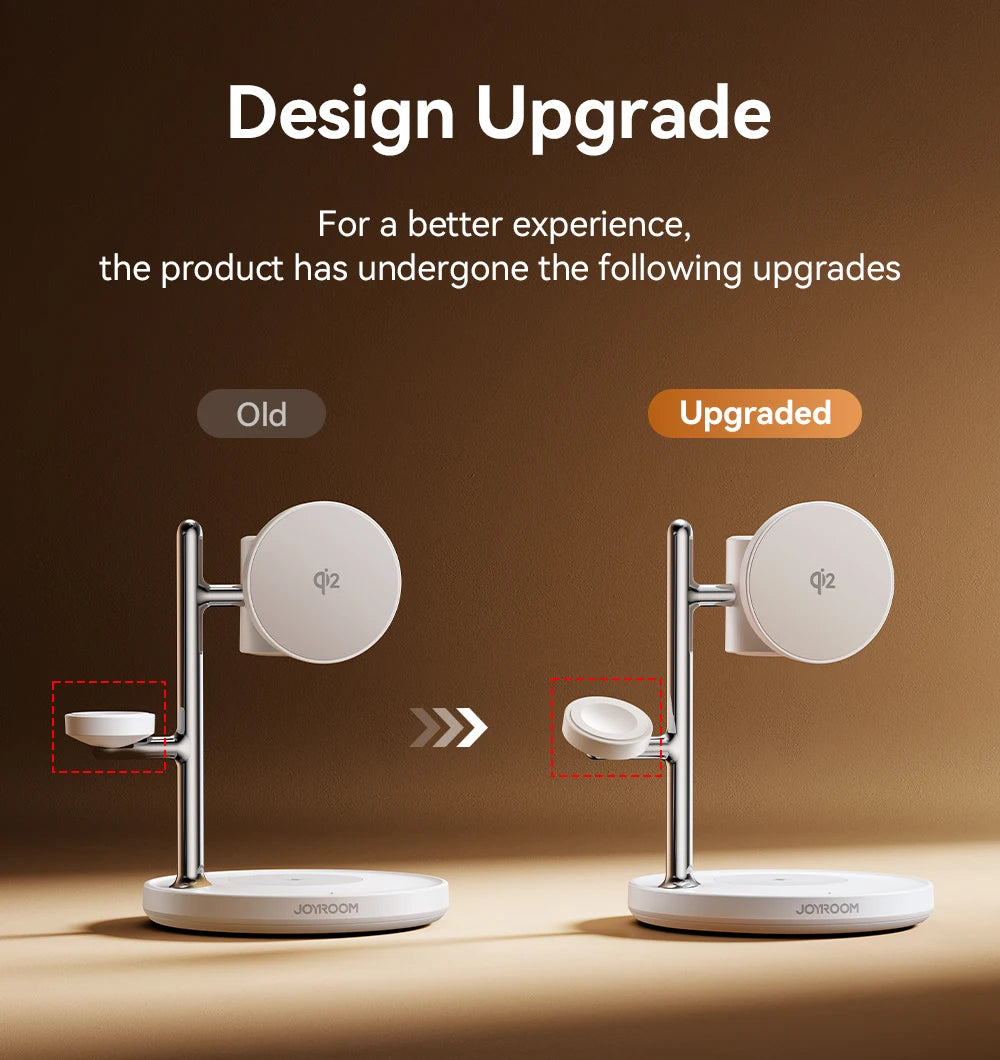 JOYROOM Qi2 3-in-1 Magnetic Wireless Charger