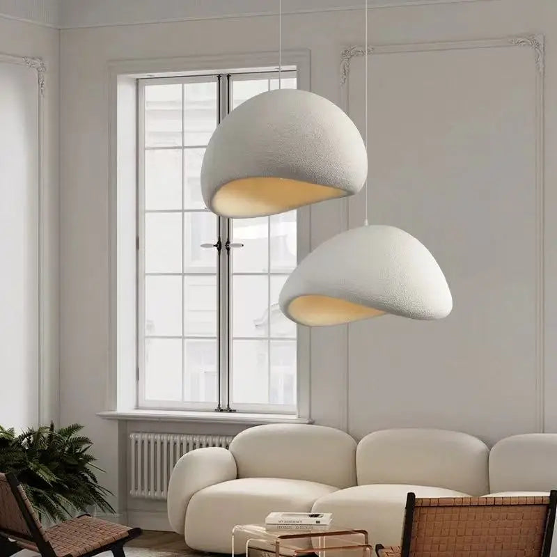 Nordic Wabi Sabi LED Pendant – Modern Ceiling Light for Home