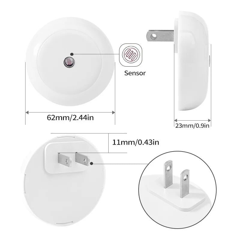 Smart LED Night Light for Wall