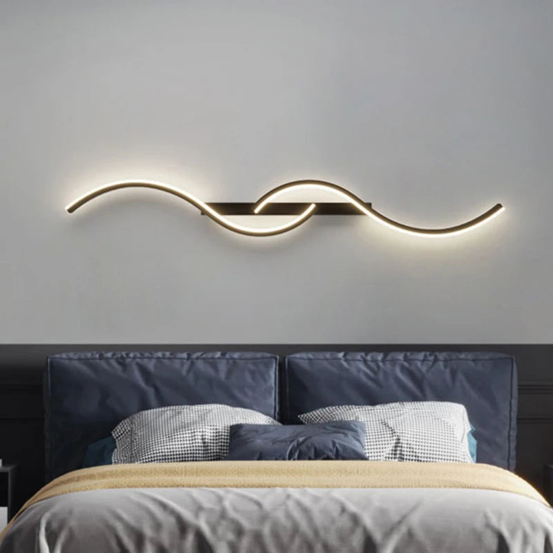 Modern Minimalist Wall Lamp – LED Strip for Home