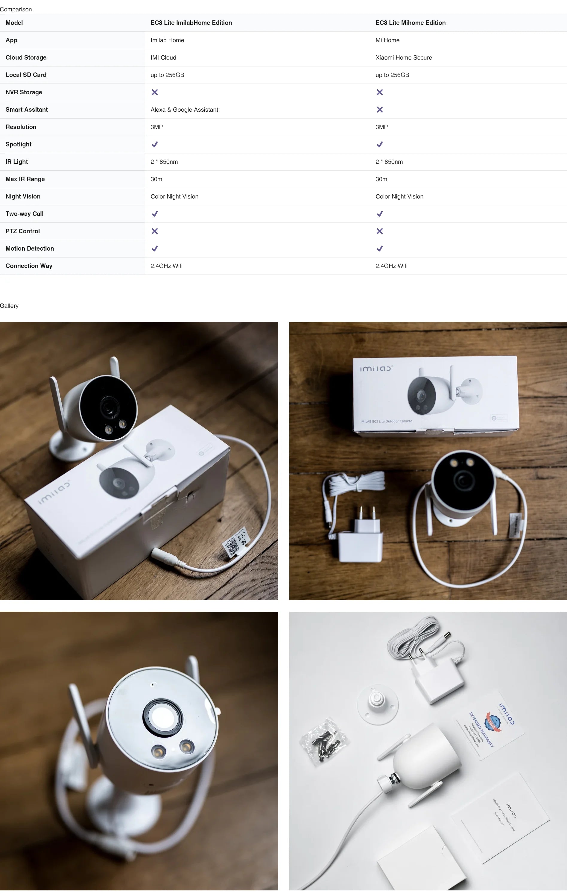 Outdoor 2K HD Wi-Fi Security Camera with Night Vision & Siren
