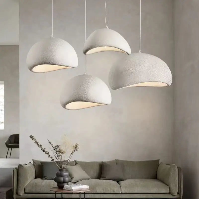 Nordic Wabi Sabi LED Pendant – Modern Ceiling Light for Home
