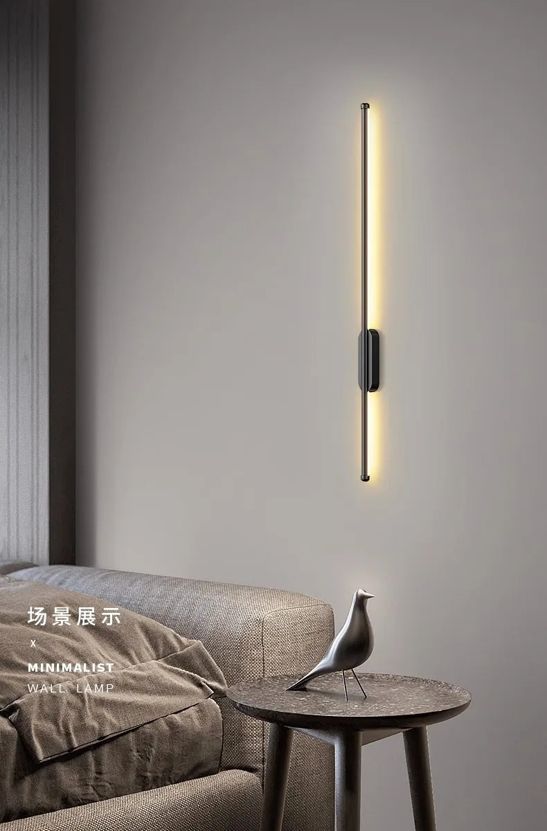 Wall Lamp for Bedroom & Kitchen – Black Gold LED