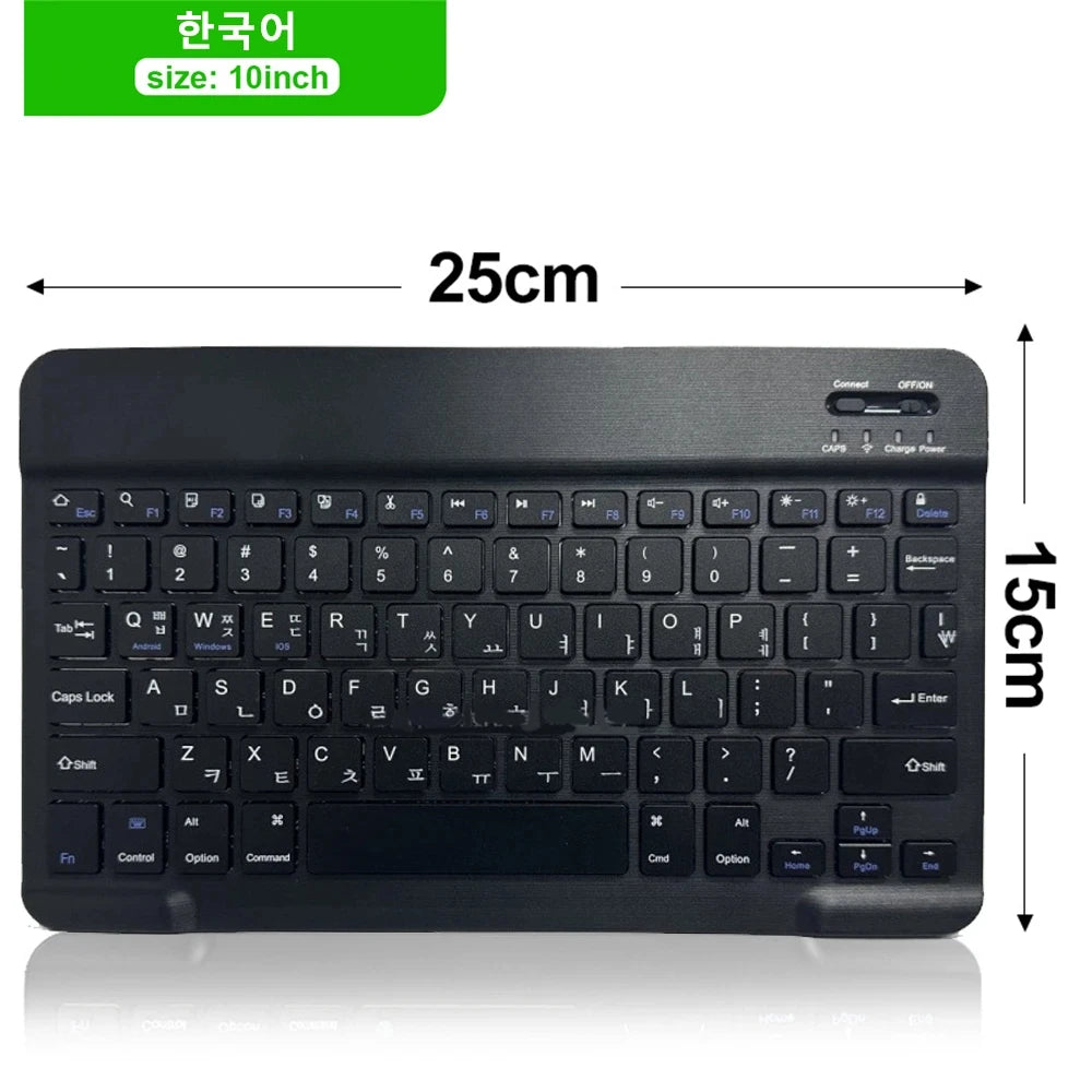 Wireless Keyboard Mouse Combo – iPad, Android, Windows Tablet, Multi-Language