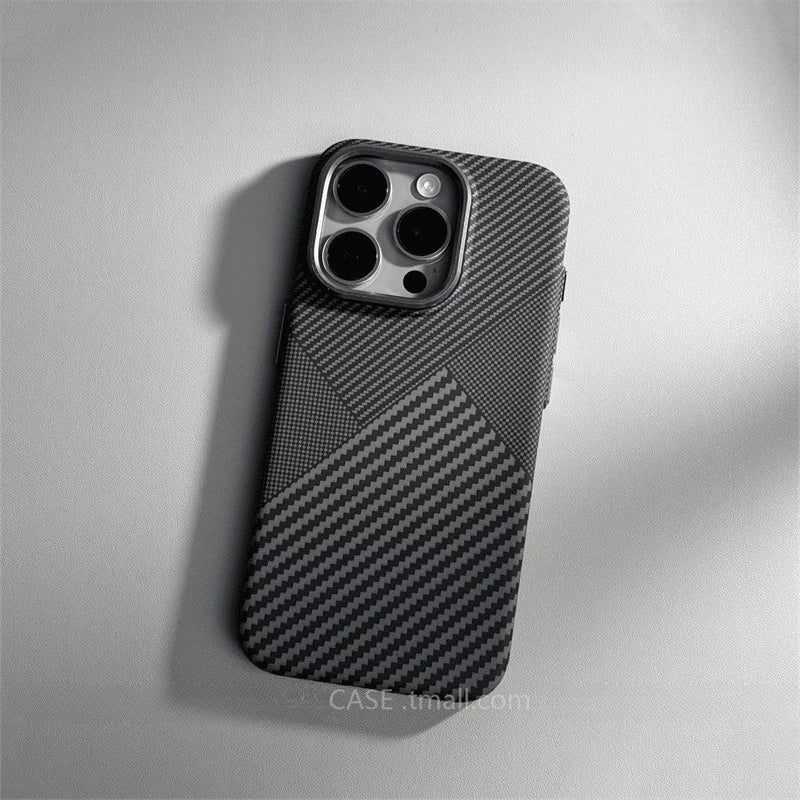 Carbon Fiber MagSafe iPhone Case – Hard Protective Cover