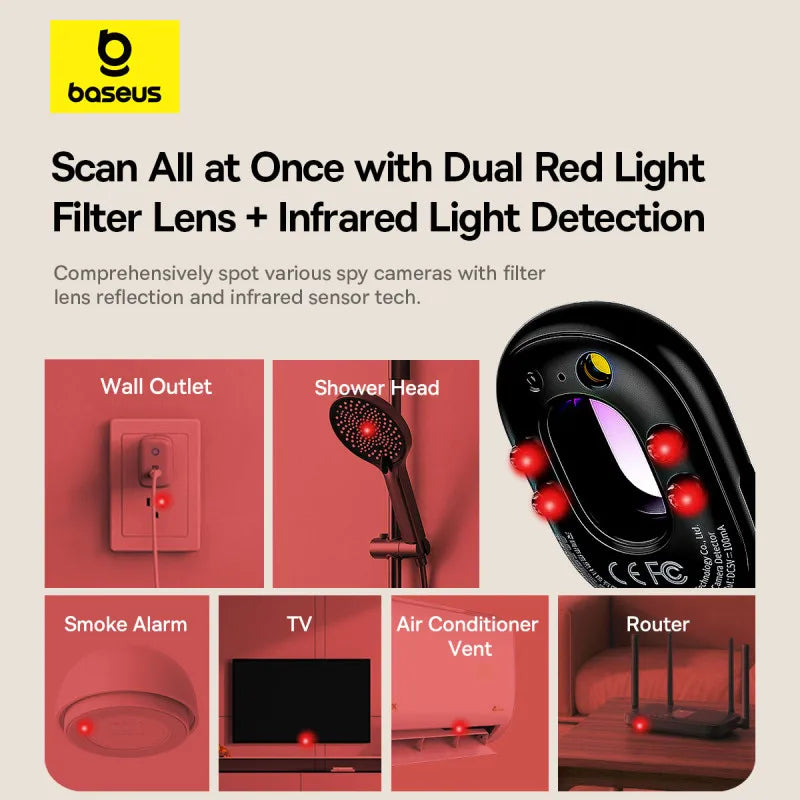 Baseus Anti-Spy Hidden Camera Detector