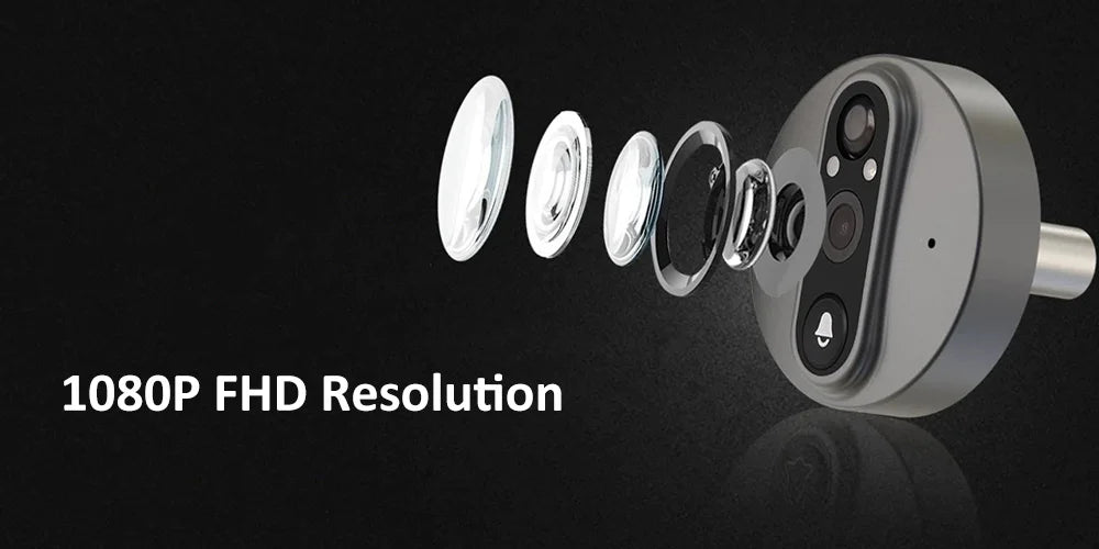3MP Smart WiFi Doorbell Camera – PIR Motion & 5000mAh Battery