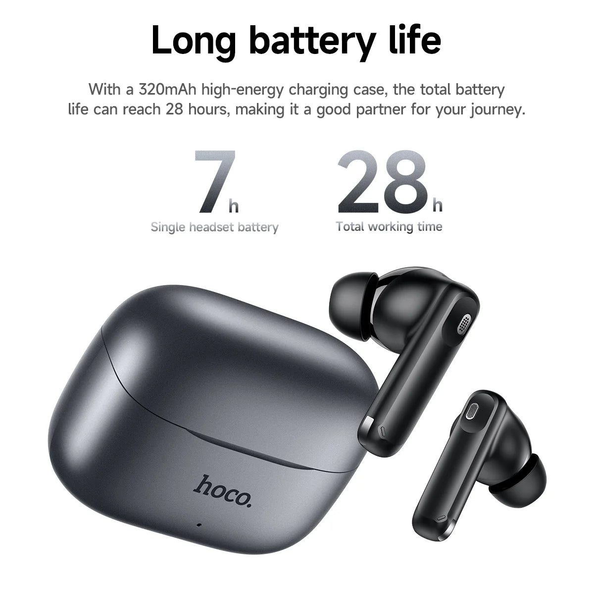 True Wireless HOCO EQ27 Earbuds – ANC & Mic