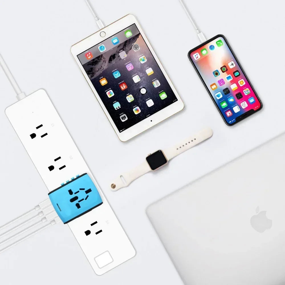 Melery Worldwide Travel Plug Adapter with USB & Type-C