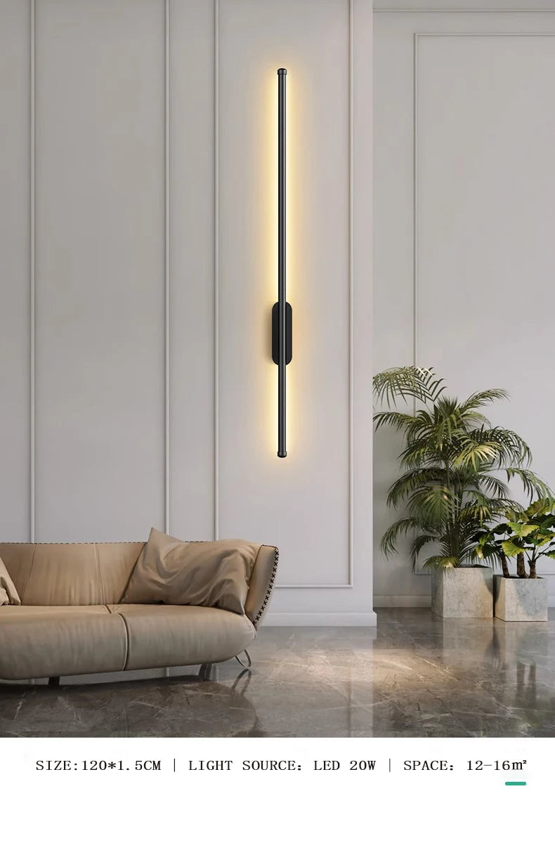 Wall Lamp for Bedroom & Kitchen – Black Gold LED