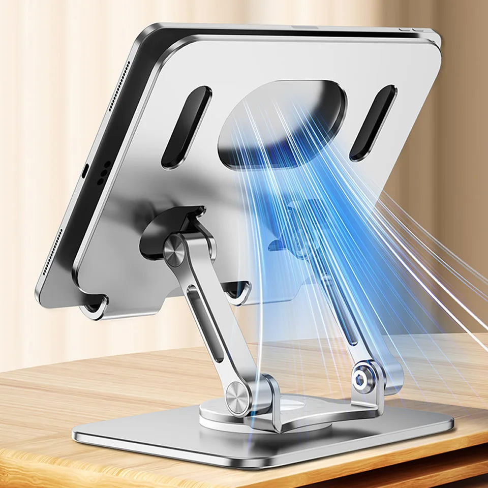 360° Tablet Stand – Adjustable Foldable iPad Holder