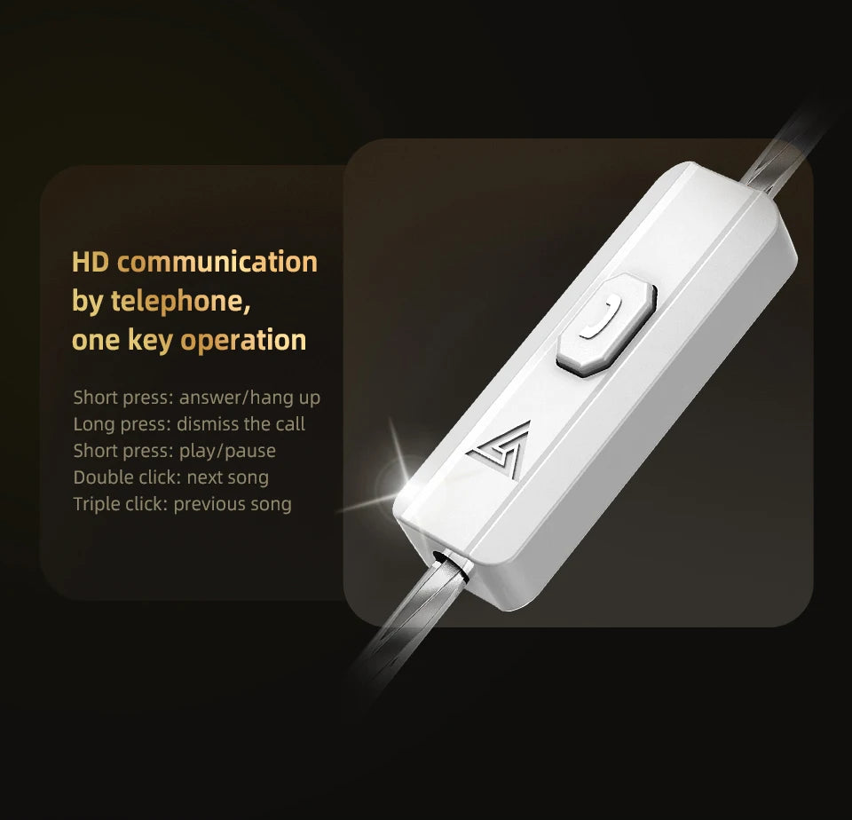 QKZ x HBB 10mm HiFi Earphones – Semi-Open Design