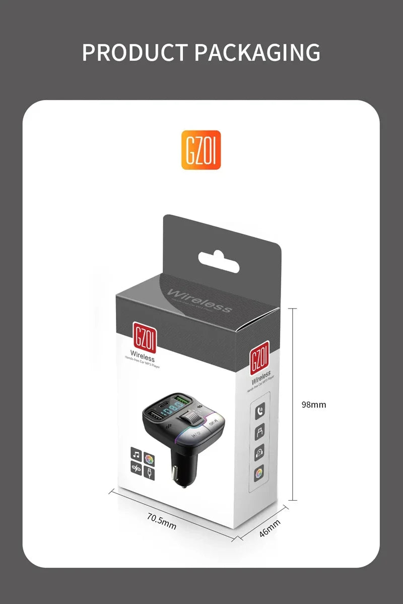 Xiaomi FM Transmitter Bluetooth 5.4 – Car AUX Player
