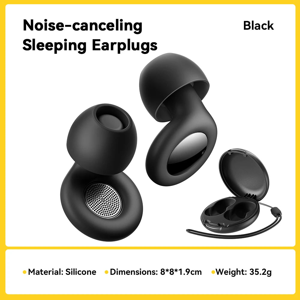 Essager Ear Plugs for Sleeping 49dB Noise Cancellin Reusable Silicone Earplug Hearing Protection for Concert Sleep Noise EarPlug