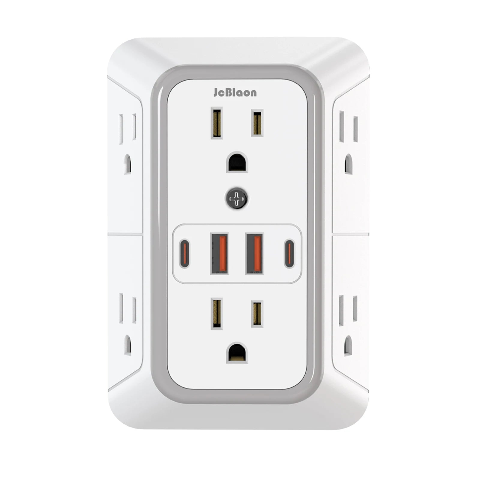 6-Outlet Power Strip with 4 USB Ports (2 Type-C)