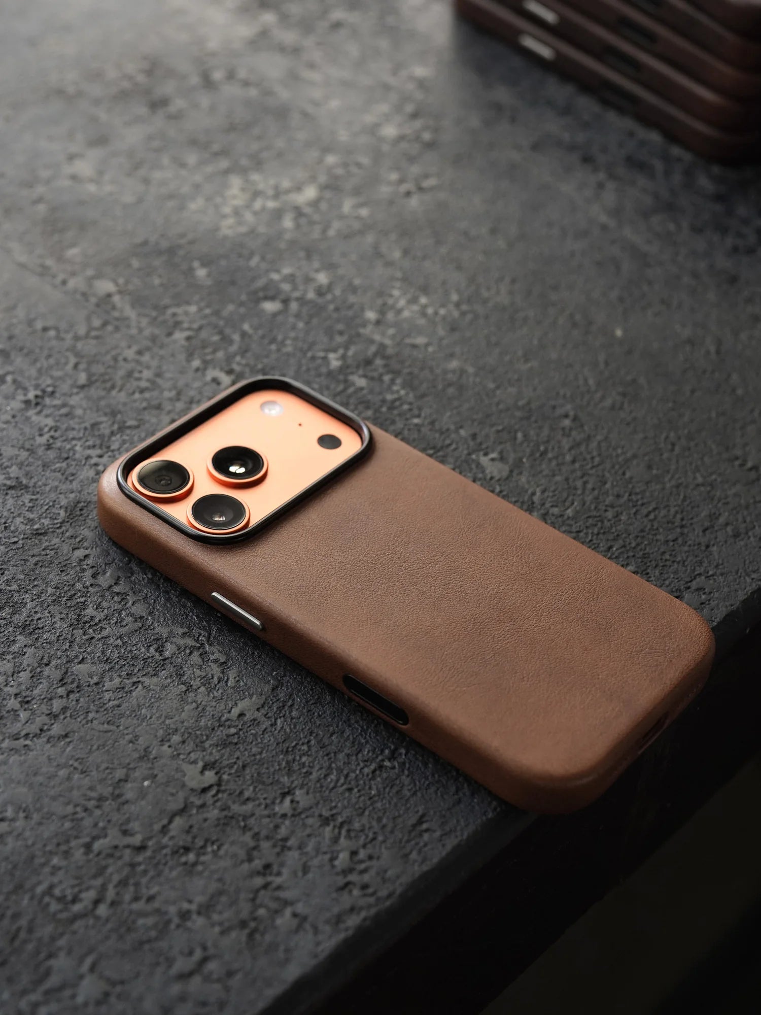 YMW Magnetic Genuine Leather MagSafe Case for iPhone 14–17 Series
