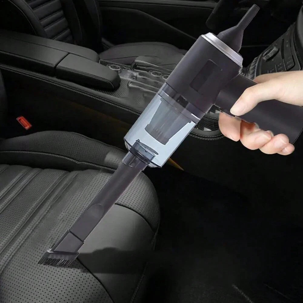 3-in-1 Car & Home Vacuum – USB Rechargeable