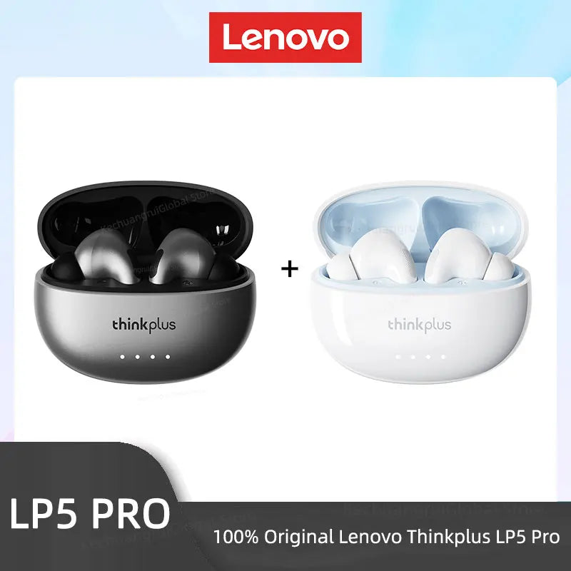 Lenovo LP5 Pro Wireless Earbuds – Bluetooth 5.4, HiFi Stereo Sound & Gaming Mode