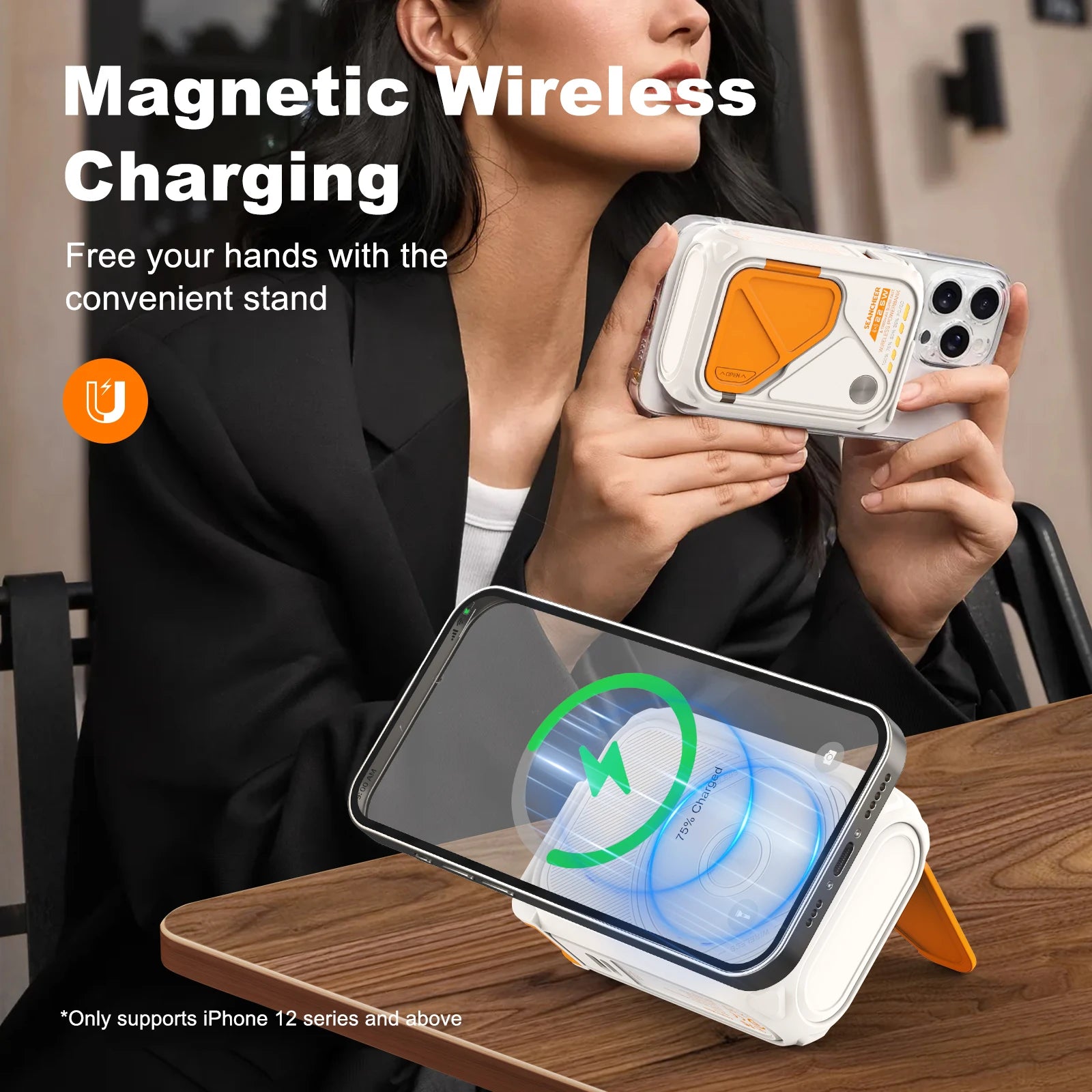 Magnetic 6-in-1 Power Bank 10000mAh – 22.5W Fast Charge