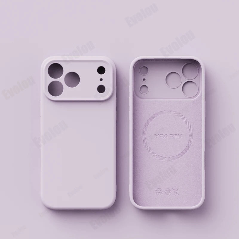 Matte Skin Liquid Silicone MagSafe Case – iPhone 17 / Pro / Pro Max / Air