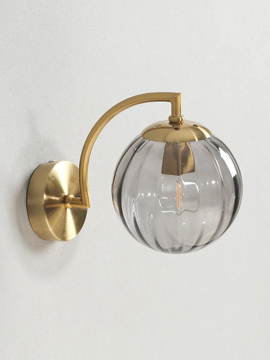 LED Wall Sconce – Minimalist Glass Lamp for Home