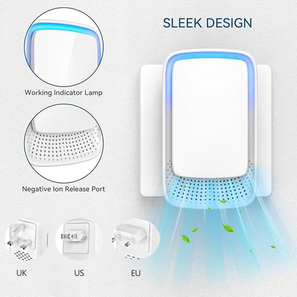 Mini Air Cleaner & Deodorizer – Portable Freshener for Smoke, Pets & Toilet