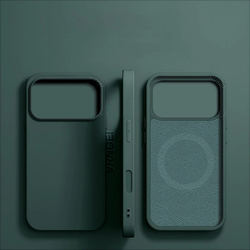 Luxury For iPhone 17 Pro Max Magnetic Phone Case For iPhone 15 14 13 12 11 16 Pro Max AIR Cases Magnetic Wireless Charging Cover