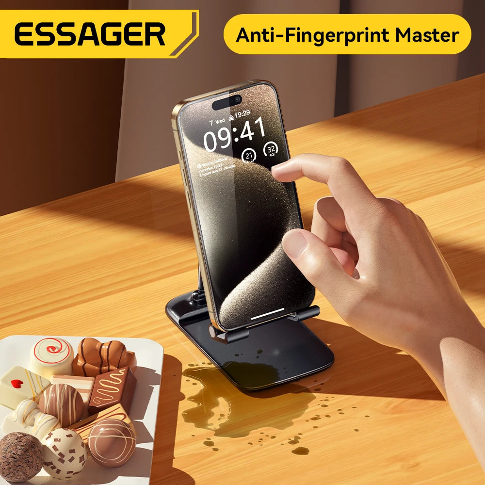Essager Screen Protector for iPhone 15 14 13 Pro Max Ultra Slim Dustproof Full Tempered Glass Protection For iPhone 15 Pro Plus