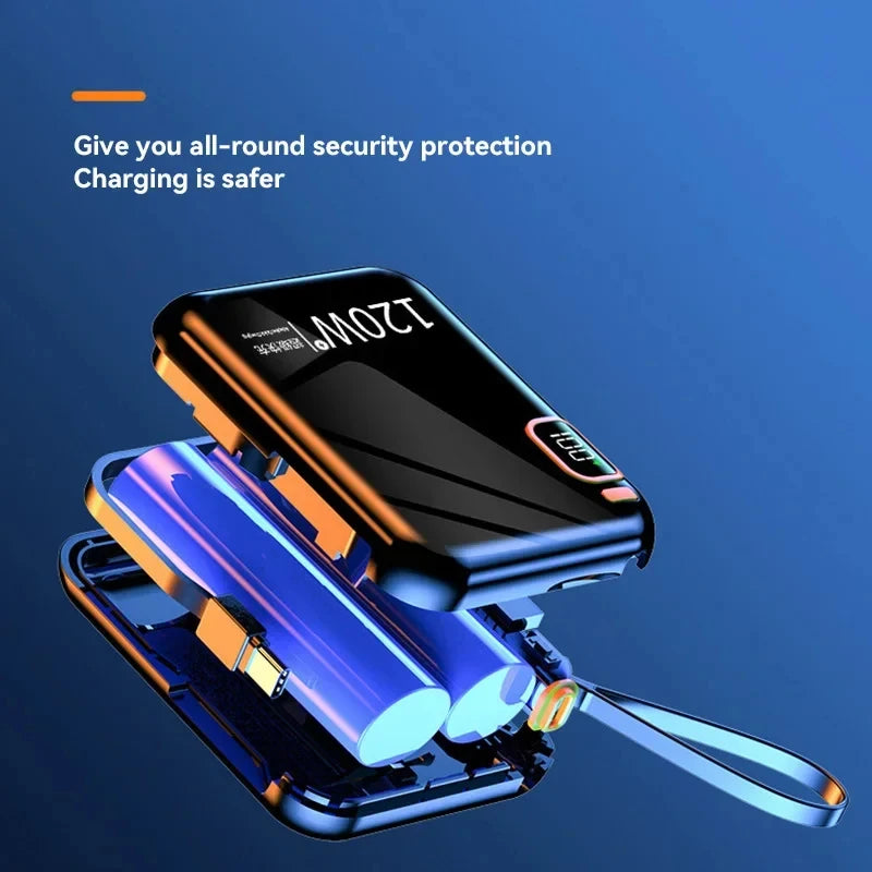 200000mAh 120W Power Bank – Portable USB-C Fast Charging for Phones
