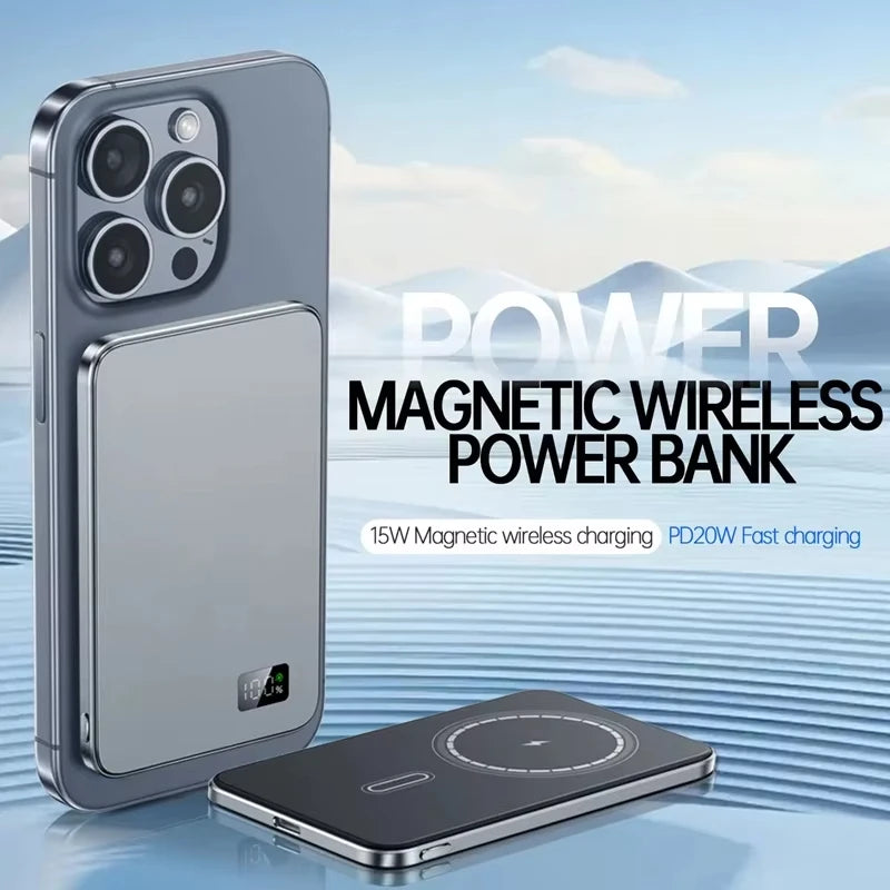 Xiaomi MIJIA 500000mAh Magnetic Wireless Power Bank – PD 22.5W Fast Charge