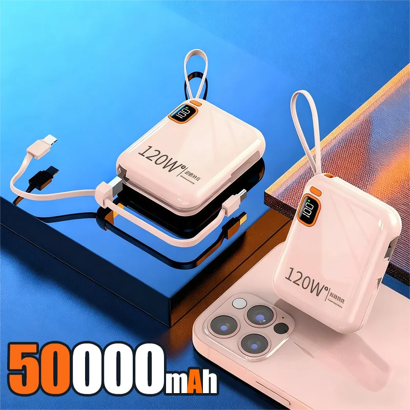 200000mAh 120W Power Bank – Portable USB-C Fast Charging for Phones