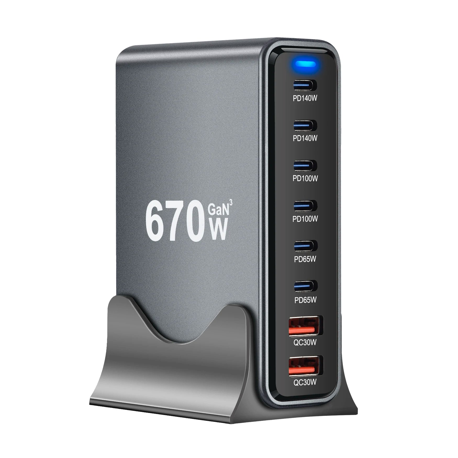 800W GaN Dual USB-C Fast Charger – PD3.1 PPS for Laptop & Multiple Devices
