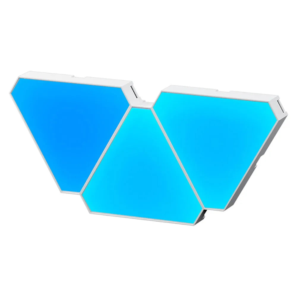 Smart RGB Triangle Wall Lamp – Bedroom, Office & Bedside Decor