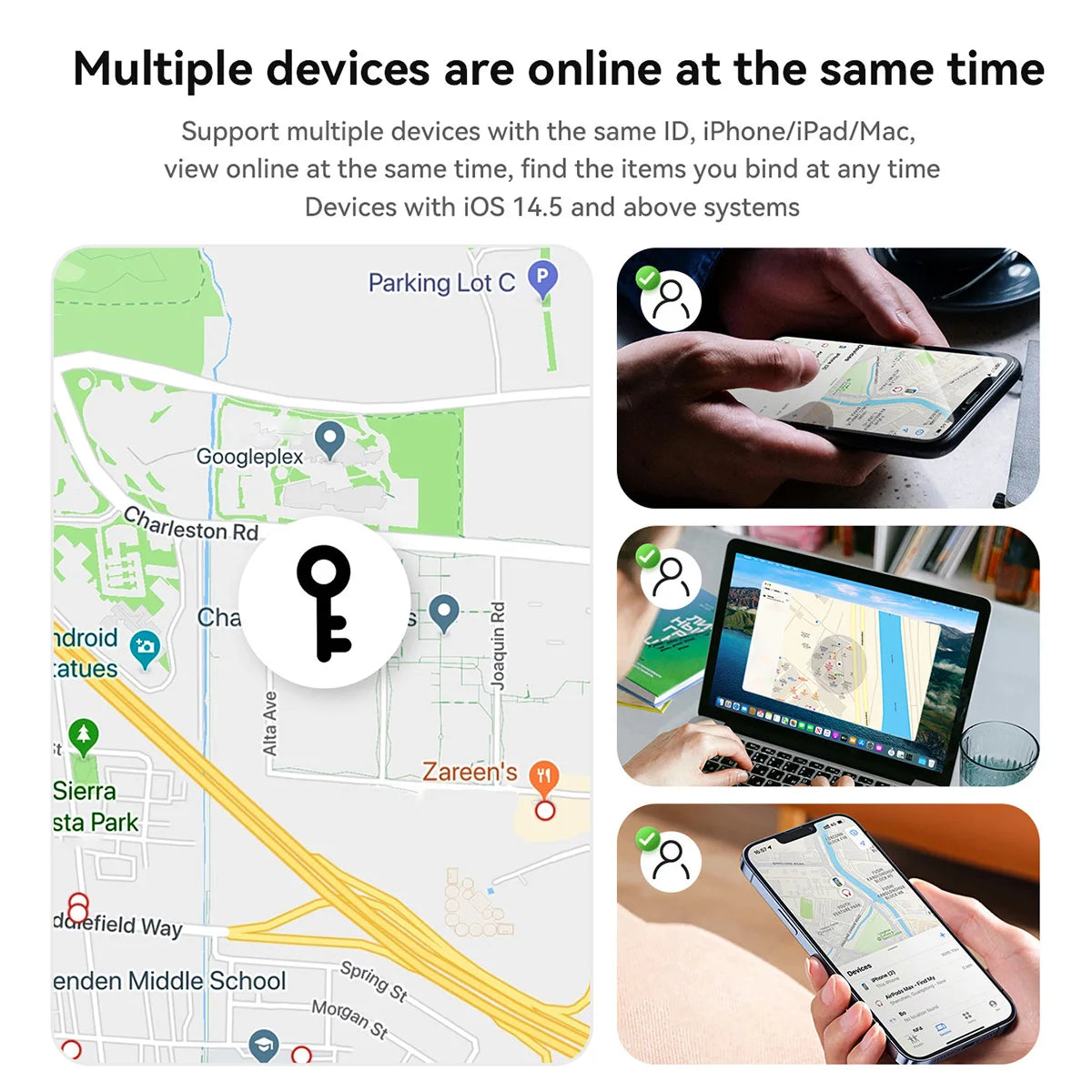HOCO E91B AirTag Tracker – Intelligent Anti-Lost GPS Locator with Adhesive Case