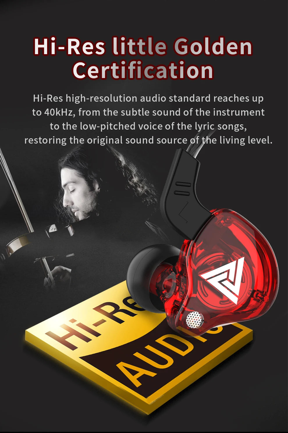 Original QKZ AK6 Earbuds – Stereo Sports Headphones
